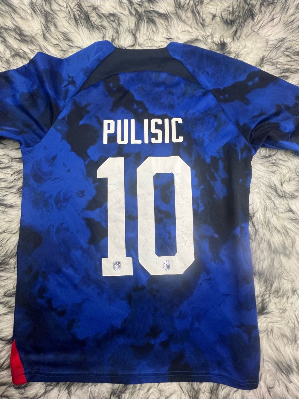 Nike Blue & Black USA #10 Soccer Jersey size Small
Christian Pulisic